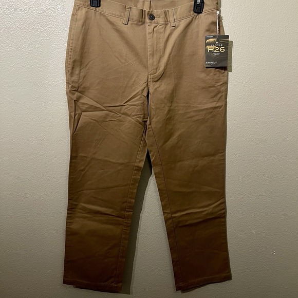 Haggar Other - NWT Haggar Chino Pants H26 Cotton Brown Men's Size 34 X 30